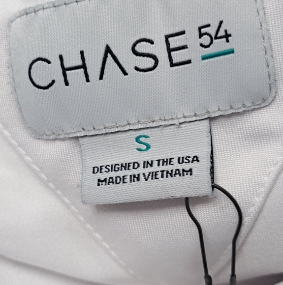 Chase 54 White Sleeveless Zip Up Collared Top  Size S - Picture 7 of 13